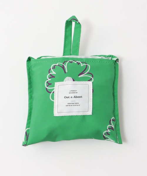Out n About(アウトナバウト)の「eco bag (M)(エコバッグ/サブバッグ・レディース・パープル/グリーン/アイボリー/ブラック・FREE)」の6枚目の写真