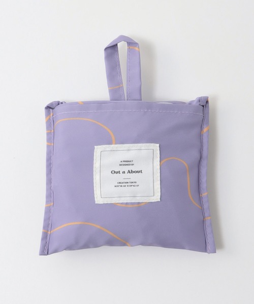 Out n About(アウトナバウト)の「eco bag (M)(エコバッグ/サブバッグ・レディース・パープル/グリーン/アイボリー/ブラック・FREE)」の7枚目の写真