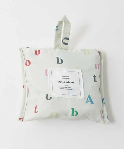 Out n About(アウトナバウト)の「eco bag (M)(エコバッグ/サブバッグ・レディース・パープル/グリーン/アイボリー/ブラック・FREE)」の8枚目の写真