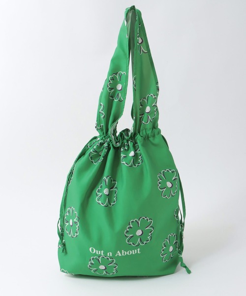 Out n About(アウトナバウト)の「eco bag (M)(エコバッグ/サブバッグ・レディース・パープル/グリーン/アイボリー/ブラック・FREE)」の10枚目の写真