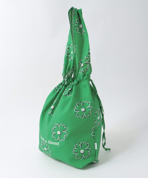 Out n About(アウトナバウト)の「eco bag (M)(エコバッグ/サブバッグ・レディース・パープル/グリーン/アイボリー/ブラック・FREE)」の12枚目の写真