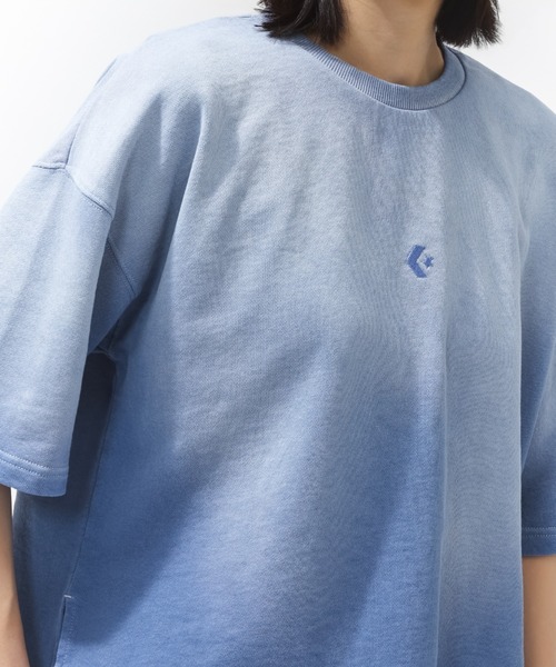 CONVERSE（コンバース）の「【別注】コンバース  AP FADE SWEAT TEE L フェードスウェットTEE 限定コラボ（スウェット・レディース・ピンク/サックスブルー・M/L/S）」の11枚目の写真