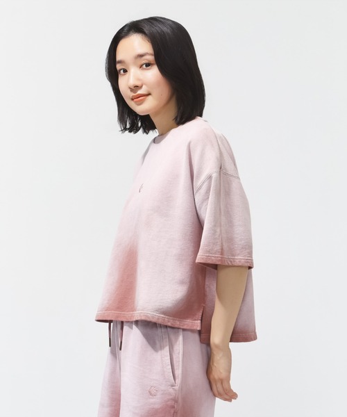 CONVERSE（コンバース）の「【別注】コンバース  AP FADE SWEAT TEE L フェードスウェットTEE 限定コラボ（スウェット・レディース・ピンク/サックスブルー・M/L/S）」の14枚目の写真