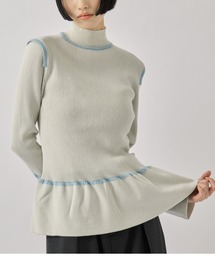 TAN | 【TAN/タン】《STUDIOUS別注》LACE FLARE KNIT/レースフレアニット(ニット/セーター)