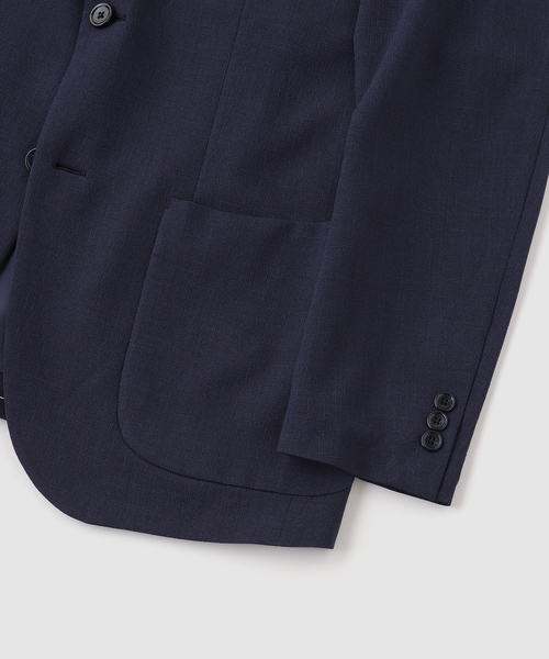 B.C STOCK(ベーセーストック)の「LINEN LIKE 2B ジャケット(テーラードジャケット・メンズ・ベージュ/チャコールグレー/ネイビー・X-LARGE/LARGE/MEDIUM/SMALL)」の6枚目の写真