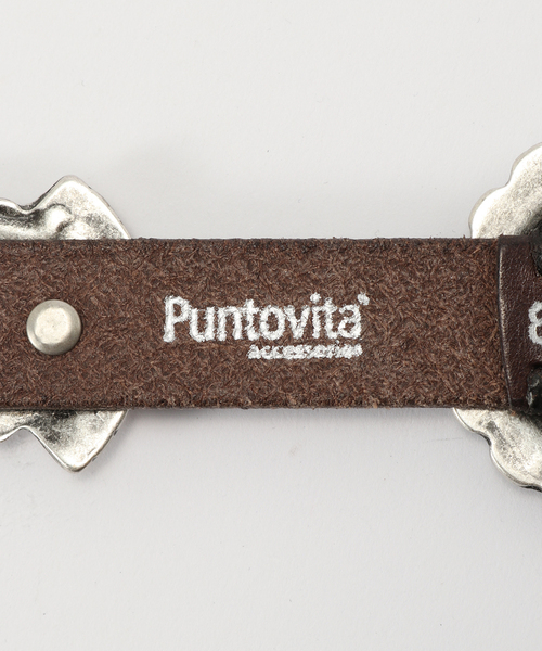 Puntovita(プントヴィータ)の「【PUNTOVITA/プントヴィータ】CONCHO LEATHER BELT(ベルト・レディース・ブラウン・85/80)」の9枚目の写真