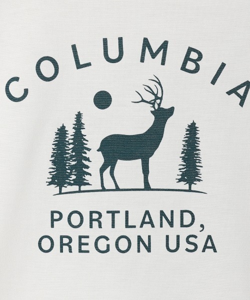 Columbia（コロンビア）の「コロンビア Columbia ウィメンズチェンブリンコーブショートスリーブTシャツ（Tシャツ/カットソー・レディース・アイボリー/ブルーグレー/ダークグレー/パープル・S/M/L/XL）」の10枚目の写真