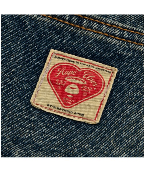 AAPE BY A BATHING APE（エーエイプバイアベイシングエイプ）の「AAPE DENIM PANTS（デニムパンツ・メンズ・ブルー・MEDIUM/LARGE/X-LARGE/SMALL）」の3枚目の写真