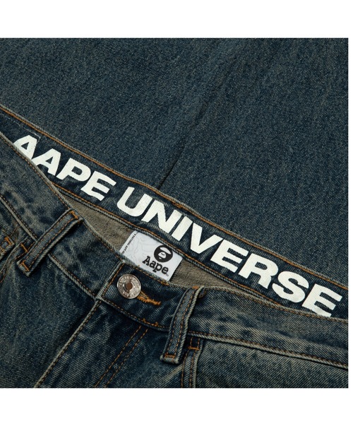 AAPE BY A BATHING APE（エーエイプバイアベイシングエイプ）の「AAPE DENIM PANTS（デニムパンツ・メンズ・ブルー・MEDIUM/LARGE/X-LARGE/SMALL）」の5枚目の写真