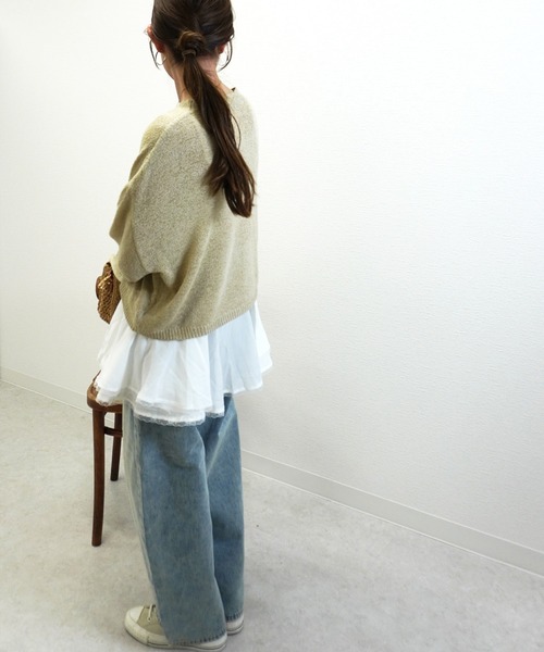 gossara(ゴサラ)の「【トレンドライクな1枚】レースペプラムチュニックキャミ(キャミソール・レディース・ホワイト・FREE)」の18枚目の写真
