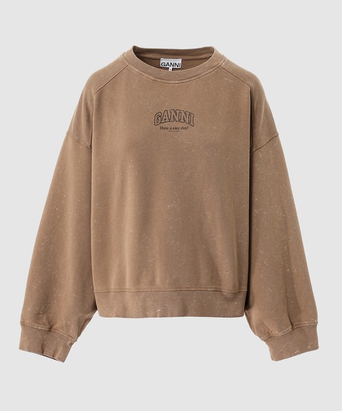 GANNI｜ガニーのTシャツ/カットソー（ブラウン/茶色系・長袖）通販