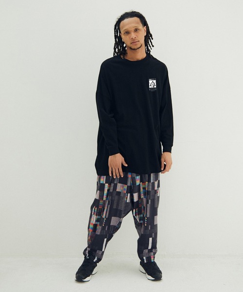 STOF（ストフ）の「Glitchcheck Wide Pants（その他パンツ・メンズ・ブラック・M/S）」の3枚目の写真