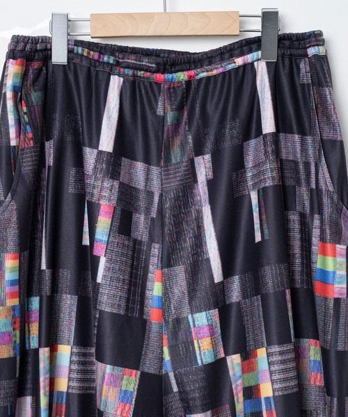 STOF（ストフ）の「Glitchcheck Wide Pants（その他パンツ・メンズ・ブラック・M/S）」の8枚目の写真