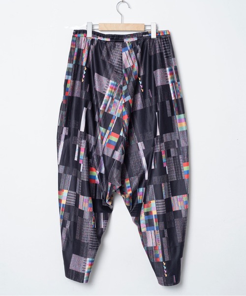 STOF（ストフ）の「Glitchcheck Wide Pants（その他パンツ・メンズ・ブラック・M/S）」の7枚目の写真