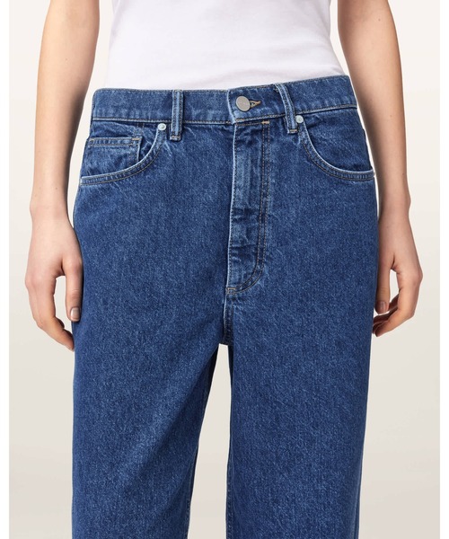 ALLSAINTS(オールセインツ)の「FOX LOOSE FIT DENIM JEANS | FOX ルーズ フィット デニム ジーンズ(デニムパンツ・レディース・ダークインディゴブルー・24/25/26/27)」の3枚目の写真