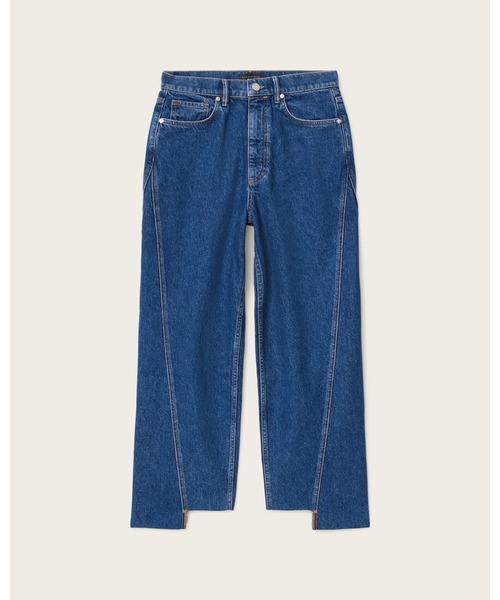 ALLSAINTS(オールセインツ)の「FOX LOOSE FIT DENIM JEANS | FOX ルーズ フィット デニム ジーンズ(デニムパンツ・レディース・ダークインディゴブルー・24/25/26/27)」の7枚目の写真