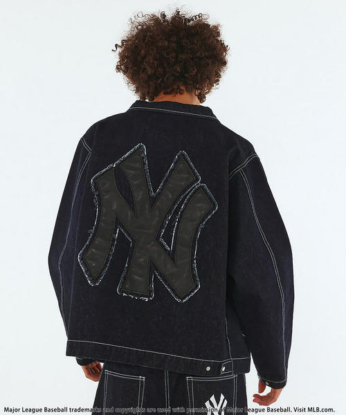 BACK TO THE FIELD(バック トゥー ザ フィールド)の「【MLB】Utility Denim Jacket(デニムジャケット・メンズ・ブラック系その他/ネイビー/インディゴブルー・MEDIUM/LARGE/XL)」の3枚目の写真