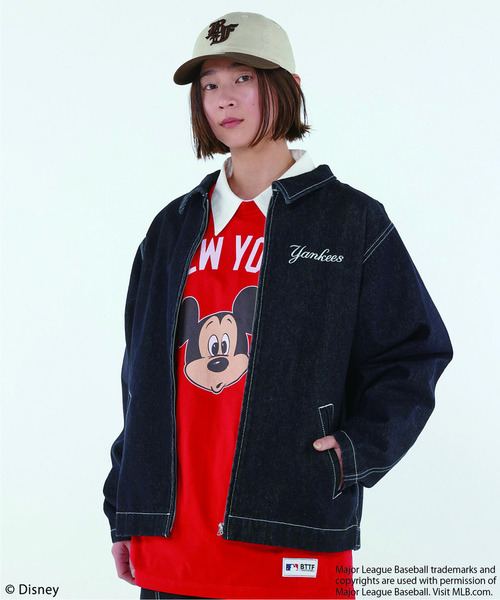 BACK TO THE FIELD(バック トゥー ザ フィールド)の「【MLB】Utility Denim Jacket(デニムジャケット・メンズ・ブラック系その他/ネイビー/インディゴブルー・MEDIUM/LARGE/XL)」の7枚目の写真