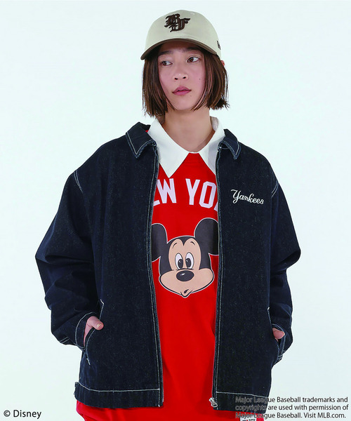 BACK TO THE FIELD(バック トゥー ザ フィールド)の「【MLB】Utility Denim Jacket(デニムジャケット・メンズ・ブラック系その他/ネイビー/インディゴブルー・MEDIUM/LARGE/XL)」の6枚目の写真