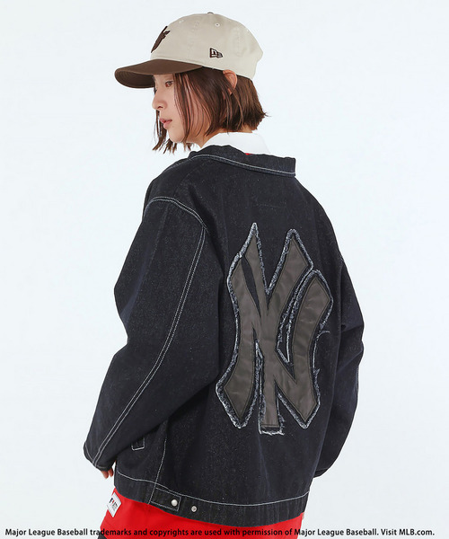 BACK TO THE FIELD(バック トゥー ザ フィールド)の「【MLB】Utility Denim Jacket(デニムジャケット・メンズ・ブラック系その他/ネイビー/インディゴブルー・MEDIUM/LARGE/XL)」の5枚目の写真