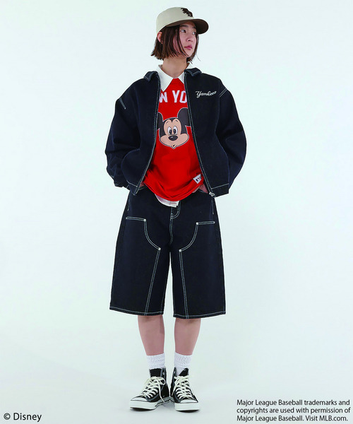 BACK TO THE FIELD(バック トゥー ザ フィールド)の「【MLB】Utility Denim Jacket(デニムジャケット・メンズ・ブラック系その他/ネイビー/インディゴブルー・MEDIUM/LARGE/XL)」の4枚目の写真