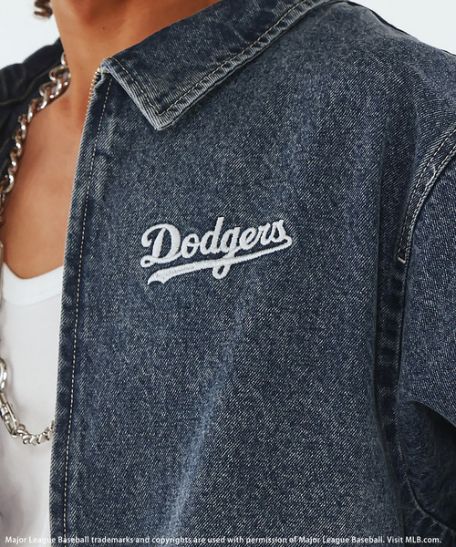 BACK TO THE FIELD(バック トゥー ザ フィールド)の「【MLB】Utility Denim Jacket(デニムジャケット・メンズ・ブラック系その他/ネイビー/インディゴブルー・MEDIUM/LARGE/XL)」の17枚目の写真