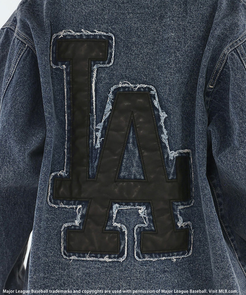 BACK TO THE FIELD(バック トゥー ザ フィールド)の「【MLB】Utility Denim Jacket(デニムジャケット・メンズ・ブラック系その他/ネイビー/インディゴブルー・MEDIUM/LARGE/XL)」の15枚目の写真