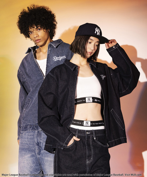 BACK TO THE FIELD(バック トゥー ザ フィールド)の「【MLB】Utility Denim Jacket(デニムジャケット・メンズ・ブラック系その他/ネイビー/インディゴブルー・MEDIUM/LARGE/XL)」の12枚目の写真