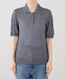 RECTO/レクト CREASE ポロ襟 ニット (COOL GREY) RW26SKTP003GR