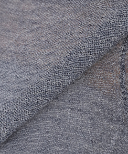 journal standard L'essage(ジャーナルスタンダードレサージュ)の「RECTO/レクト CREASE ポロ襟 ニット (COOL GREY) RW26SKTP003GR(ニット/セーター・レディース・チャコールグレー・MEDIUM)」の7枚目の写真