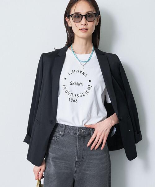Reflect(リフレクト)の「【REGENCY WORKS/Reflect別注カラーあり】サークルモチーフTシャツ(Tシャツ/カットソー・レディース・オフホワイト/グリーン・00)」の9枚目の写真