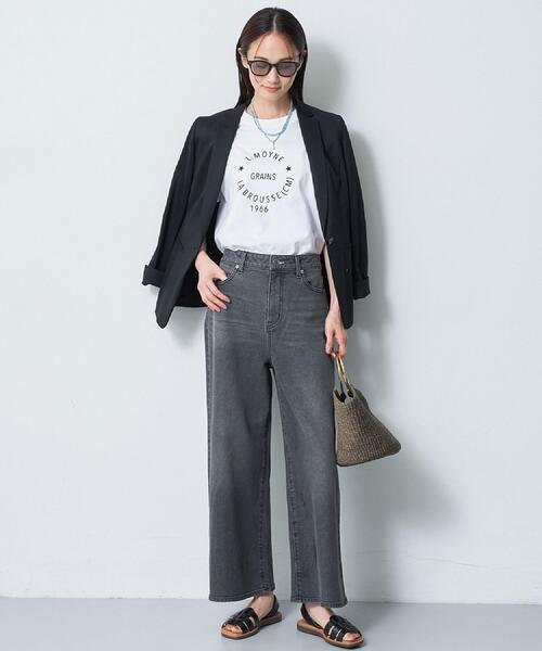 Reflect(リフレクト)の「【REGENCY WORKS/Reflect別注カラーあり】サークルモチーフTシャツ(Tシャツ/カットソー・レディース・オフホワイト/グリーン・00)」の10枚目の写真