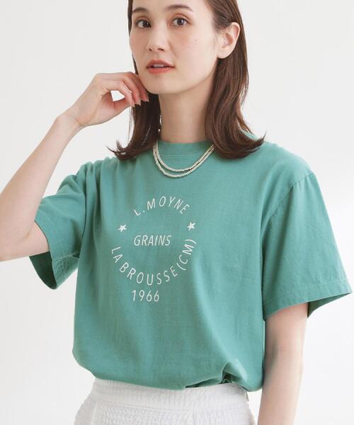 Reflect(リフレクト)の「【REGENCY WORKS/Reflect別注カラーあり】サークルモチーフTシャツ(Tシャツ/カットソー・レディース・オフホワイト/グリーン・00)」の12枚目の写真