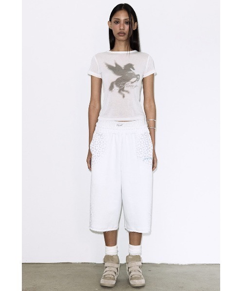 FANCY CLUB(ファンシークラブ)の「A'GEM/9 × .kom 『FANCY CLUB/ファンシークラブ』SHADOW PEGASUS TEE/シャドーペガサスTシャツ(Tシャツ/カットソー・レディース・ホワイト・FREE)」の4枚目の写真
