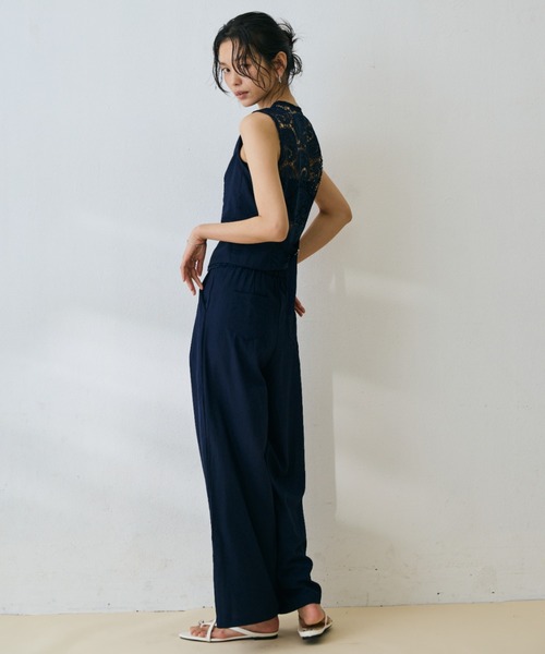 DRWCYS(ドロシーズ)の「バックレースジレセットアップ(セットアップ・レディース・ネイビー・LARGE/MEDIUM)」の7枚目の写真