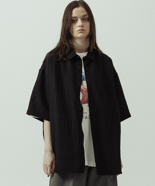 SLICK(スリック)の「【SLICK/スリック】Linen Rayon Regular Shirt/リネンレーヨンレギュラーカラーシャツ(シャツ/ブラウス・メンズ・サックスブルー/ブラック/ブラウン・1/3/2)」の20枚目の写真