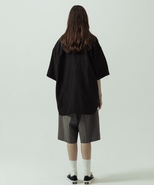 SLICK(スリック)の「【SLICK/スリック】Linen Rayon Regular Shirt/リネンレーヨンレギュラーカラーシャツ(シャツ/ブラウス・メンズ・サックスブルー/ブラック/ブラウン・1/3/2)」の22枚目の写真