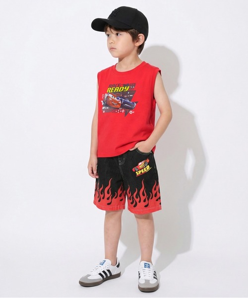 Disney(ディズニー)の「ディズニー カーズ セミワイドタンクトップ 1581K(タンクトップ・キッズ・レッド系9・130cm/110cm/100cm/90cm/120cm)」の7枚目の写真