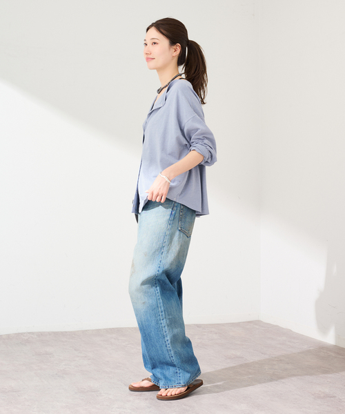 FRAMeWORK(フレームワーク)の「HEMP COTTON リングドット3WAY カーディガン(カーディガン/ボレロ・レディース・ホワイト/ブルー/ベージュ・FREE)」の16枚目の写真