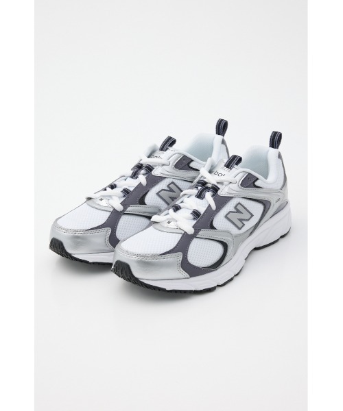 NEW BALANCE(ニューバランス)の「U408(スニーカー・レディース・ネイビー/ライトグレー/シルバー・23cm/25cm/24.5cm/24cm/23.5cm)」の3枚目の写真