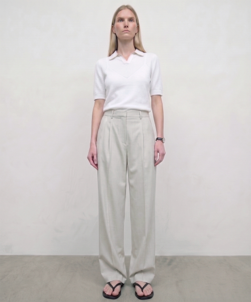 KIMDOH(キムド)の「Evo Slacks / Ecru(スラックス・レディース・クリーム・SMALL/MEDIUM)」の3枚目の写真