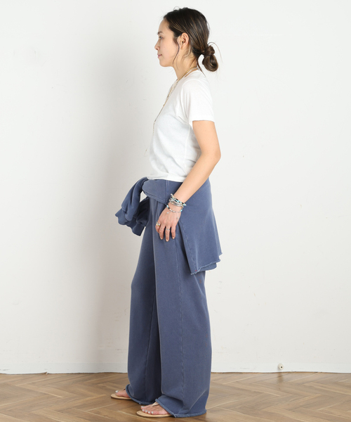 AP STUDIO(エーピーストゥディオ)の「【XIRENA/キセレナ】STRAIGHT SWEAT PANTS(スウェットパンツ・レディース・ブルー・38/36)」の8枚目の写真