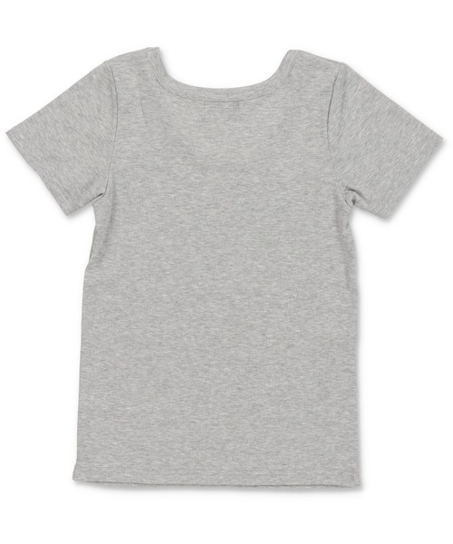 SPINNS（スピンズ）の「半袖カットソー/スプレースタッズ/平成ギャル（Tシャツ/カットソー・レディース・オフホワイト/グレー/ブラック・ONESIZE）」の13枚目の写真