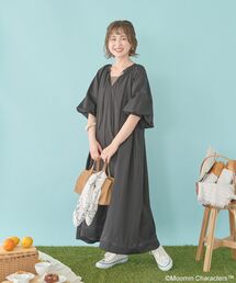 MOOMIN（ムーミン）の「【WEB限定】Moomin 刺繍スキッパーワンピース（シャツワンピース）」