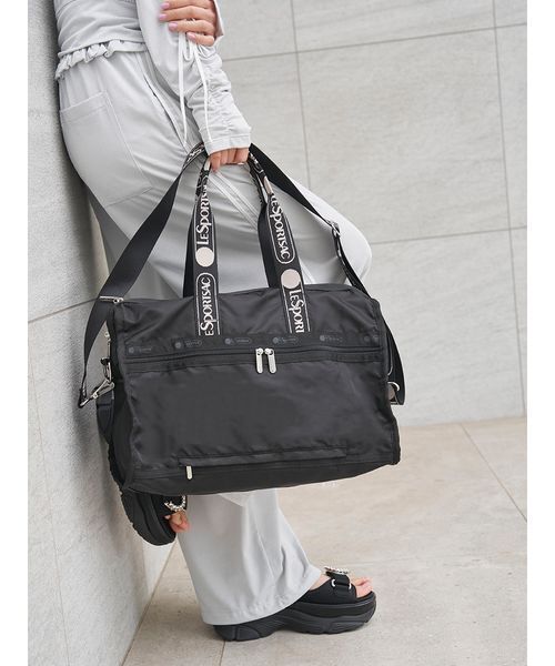 LeSportsac(レスポートサック)の「【SNIDEL×LeSportsac】DELUXE MED WEEKNDER MH(ショルダーバッグ・レディース・シルバー/ブラック・F)」の11枚目の写真