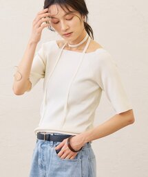 Omekashi | オフショルニット(ニット/セーター)