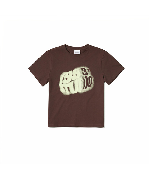 1993STUDIO(1993スタジオ)の「W ウェーブスタジオ1993タイポTシャツ (8色)(Tシャツ/カットソー・レディース・グレー/ブルー/ブラック/ホワイト/ライトグレー/ブラウン/レッド/イエロー・SMALL/MEDIUM)」の5枚目の写真