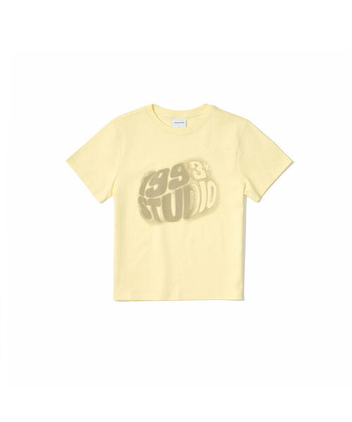 1993STUDIO(1993スタジオ)の「W ウェーブスタジオ1993タイポTシャツ (8色)(Tシャツ/カットソー・レディース・グレー/ブルー/ブラック/ホワイト/ライトグレー/ブラウン/レッド/イエロー・SMALL/MEDIUM)」の7枚目の写真