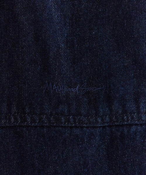 MAUI and Sons（マウイアンドサンズ）の「MAUI and Sons / マウイアンドサンズ SANTA MONICA WIDE DENIM サンタモニカワイドデニム 2026年 夏 夏服 秋服（デニムパンツ・メンズ・ブラック/インディゴブルー/ブルー・S/M/L）」の18枚目の写真