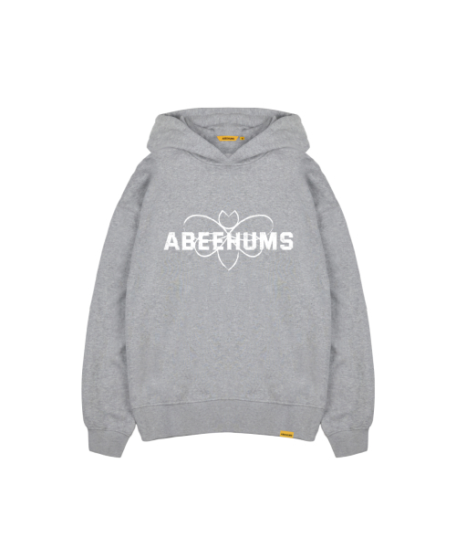 ABEEHUMS（アビハムズ）の「シグニチャーロゴフードスウェットシャツ ABH357-107 メランジグレー（パーカー・レディース・ミックスグレー・SMALL/MEDIUM）」の2枚目の写真
